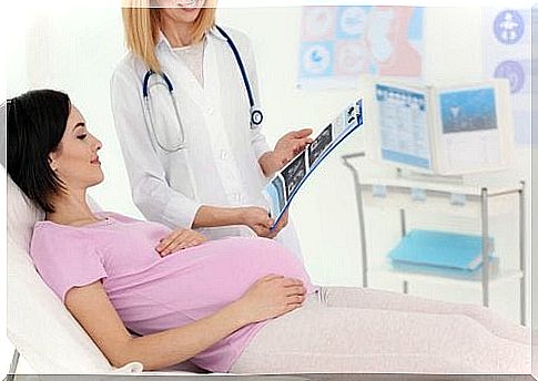 A pregnant woman