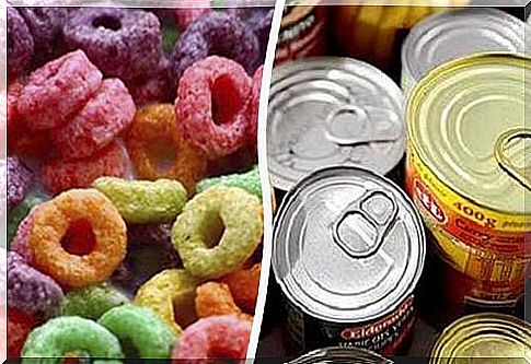 Processed products - canned food and crisps