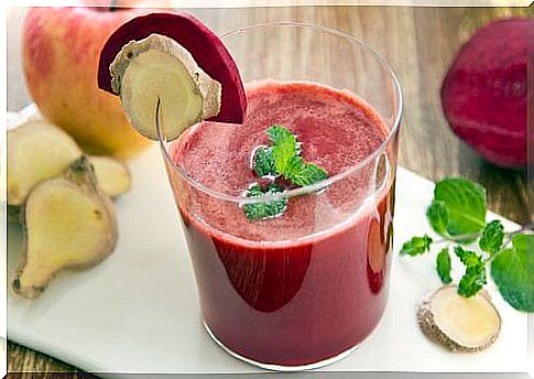 Fresh revitalizing juice