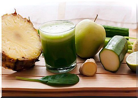 Green vegetable juice