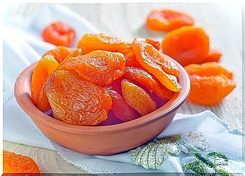 Dried apricots.