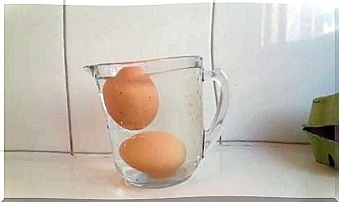 Eggs in a glass dish