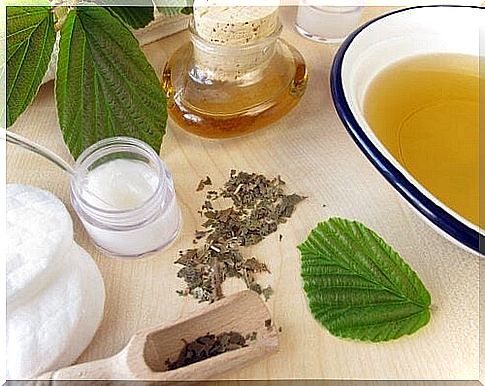 Ingredients for a natural astringent cream