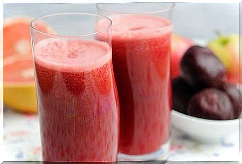 Red juice to improve liver function