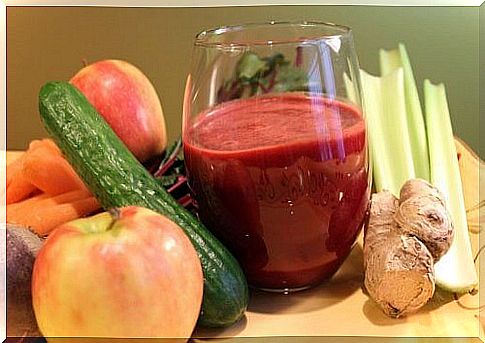 Healthy vegetable juice