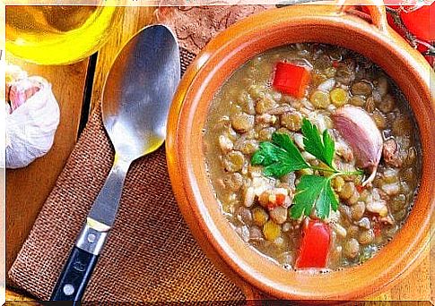 Lentil cleansing soup