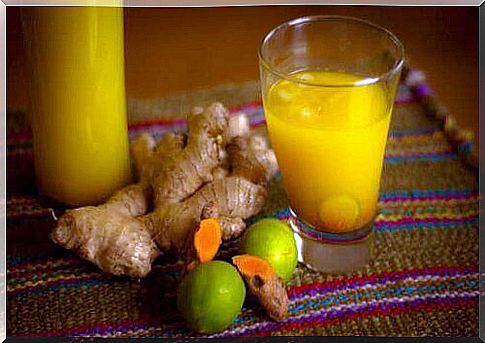 juice and turmeric